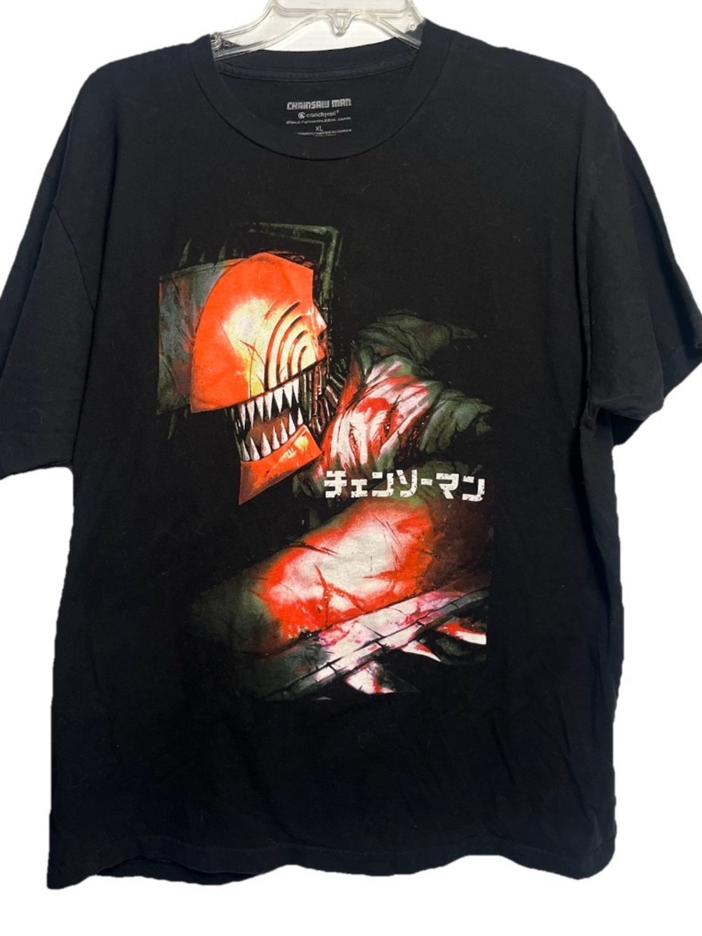 CHAINSAW MAN Adult Size XL Short Sleeve Anime Crunchyroll T-Shirt